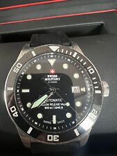 SWISS MILITARY Herren Taucheruhr Automatik 500m