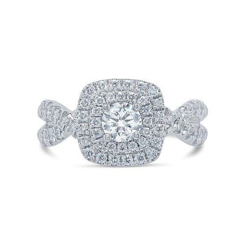 14k weißgold diamant - weißgold,