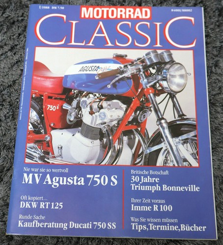 Motorrad classik 1988 mv - motorrad,