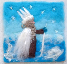 ♥WOLLBILD KÖNIG WINTER