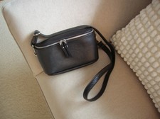 Schwarze Trend Leder Tasche