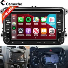 4+64GB Android 15 Autoradio Carplay GPS für VW GOLF 5 6 Plus Polo Passat Touran