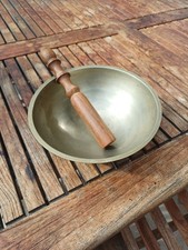 Klangschale, massiv Messing