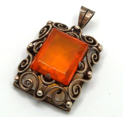 Edler art deco bernstein - deco, ring