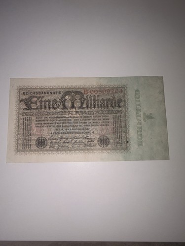 Reichsbanknote eine milliarde - reichsbanknote,
