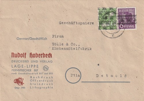 Lage lippe firmenumschlag - lage,