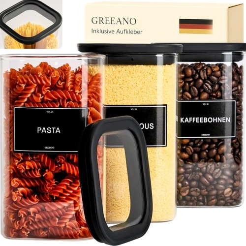 Vorratsgläser eckig mit