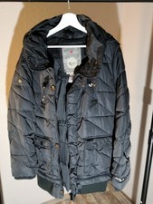 Sehr schöner Damen Khujo Paker Mantel dunkel blau XXL mit Kaputze