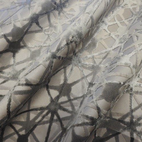 Metallic silber geo muster - geo,