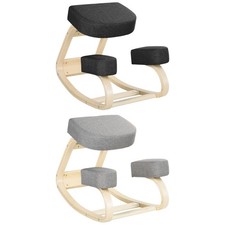 Vinsetto Kniestuhl, ergonomischer Sitzhocker, Polsterhocker, 120 kg belastbar