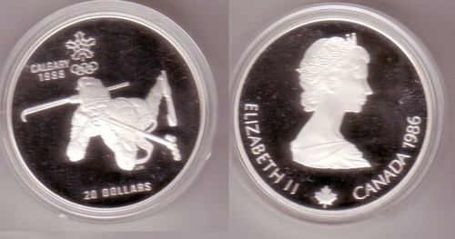 Dollar silber münze kanada - 20,