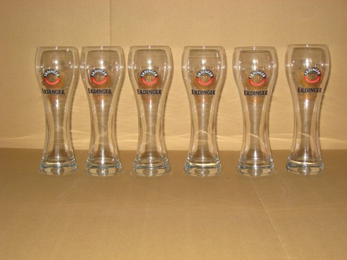 Erdinger bier glas - 6, /