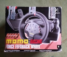 Logitech MOMO Lenkrad Force Feedback Racing Wheel PC/PS2/PS3 in OVP!