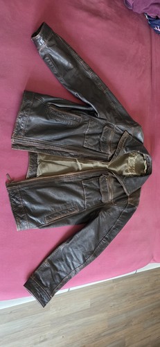 Lederjacke aus rindnappa - lederjacke,