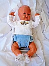 SCHILDKRÖT Strampelchen, 50er Jahre, 35 cm Babykleidung,Windelhose Zlluloidpuppe