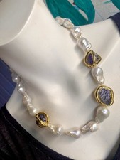 Designer Collier Kette Barock