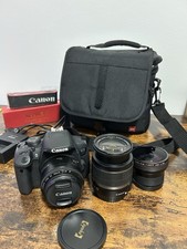 Canon EOS 700D Spiegelreflexkamera mit Ladegerät und Zubehör + Objektive