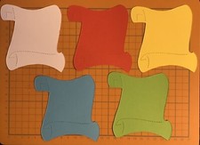 Moderationskarten Schriftrolle