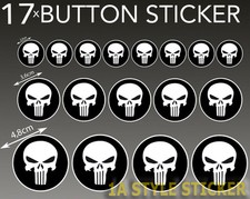   Totenkopf Aufkleber Set 17