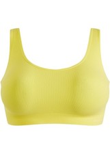 Bustier-BH Gr. (S) Softgelb Damen Bralette Sport-BH Unterwäsche Neu