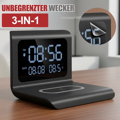 Digitale wecker - 3-in-1,