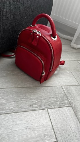 Rucksack aus echtem - , leder