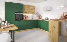 L-Form Küchenzeile SILVER