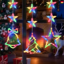 3 Stück Weihnachtsdeko Fenster Beleuchtet - LED Weihnachtsbeleuchtung Innen mit 