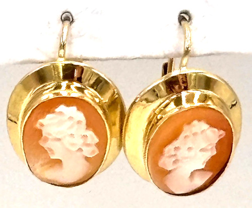 Gemme ohrringe 333 - 8k, gold