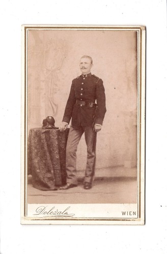 Cdv foto soldat - cdv, k.