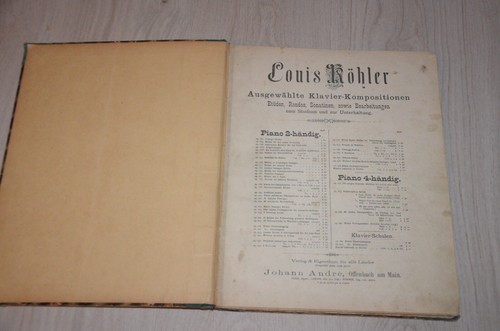 Alte klaviernoten selbst - klaviernoten,