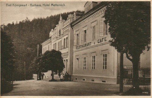 Bad königswart kurhaus - ak*,