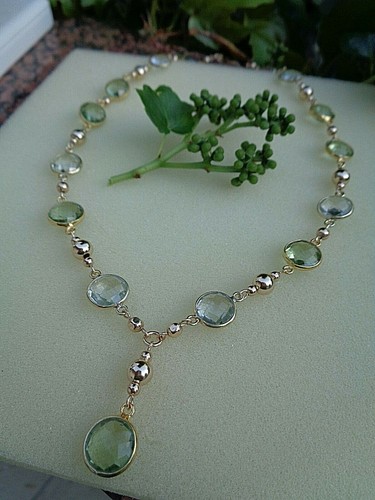 Edelstein kette gold - edelstein,