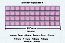 4x Bahnsteigkante Spur N TT Z