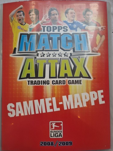 Match attax sammel mappe 2008 - match,