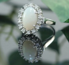 Opal Diamant Ring in 585er /