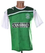 HIBERNIAN EDINBURGH 2011/2012 HEIM FUSSBALLTRIKOT PUMA S SIGNIERT