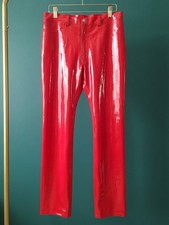 NEW Latexhose rot Herren -