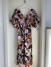 H&M Damen Maxi Kleid M Blumen