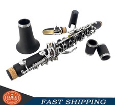 Professional Clarinet Ebonite Eb Key Body Clarinet E flat Good Sound with Case