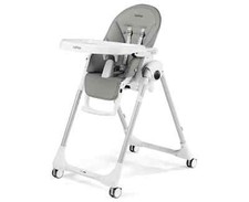 Hochstuhl Peg Perego Prima Pappa Follow Me Ice mit Liegefunktion Kunstleder