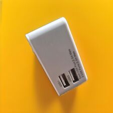 USB-Adapter mit 2x USB-A 2.0  (schnell-**) Ladegerät  mit  EU Stecker weiß  NEU