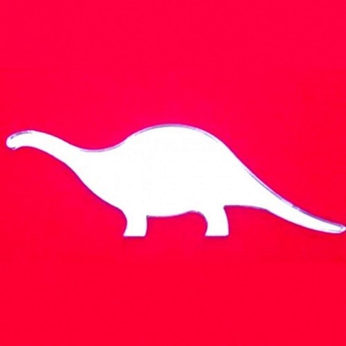 Brontosaurus acrylspiegel ohne - brontosaurus,