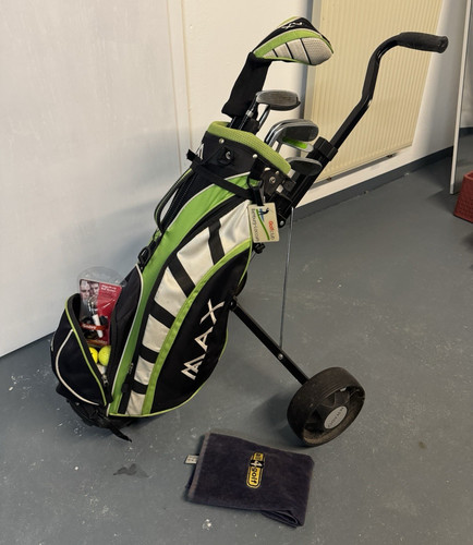Kinder golfbag mit trolley - golfbag,