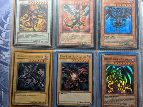 Yugioh rotäugiger blauer - yugioh,