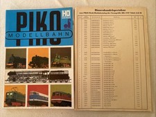 Katalog nur Piko H0 DDR GDR