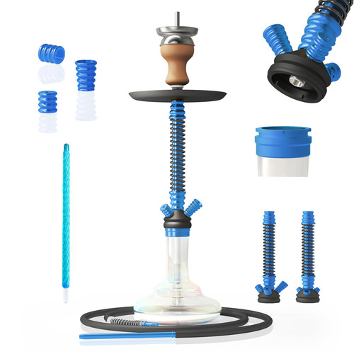 Rman shisha set - 66cm, blau