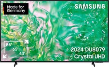 Samsung GU75DU8079UXZG LED TV 75 Zoll 189cm 4K UHD LED Fernseher Smart TV