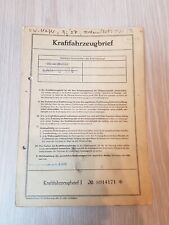 KFZ - Brief VW Käfer, Ovalkäfer, Ovali, 1957 (15)