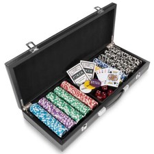Pokerkoffer leder deluxe - pokerkoffer,